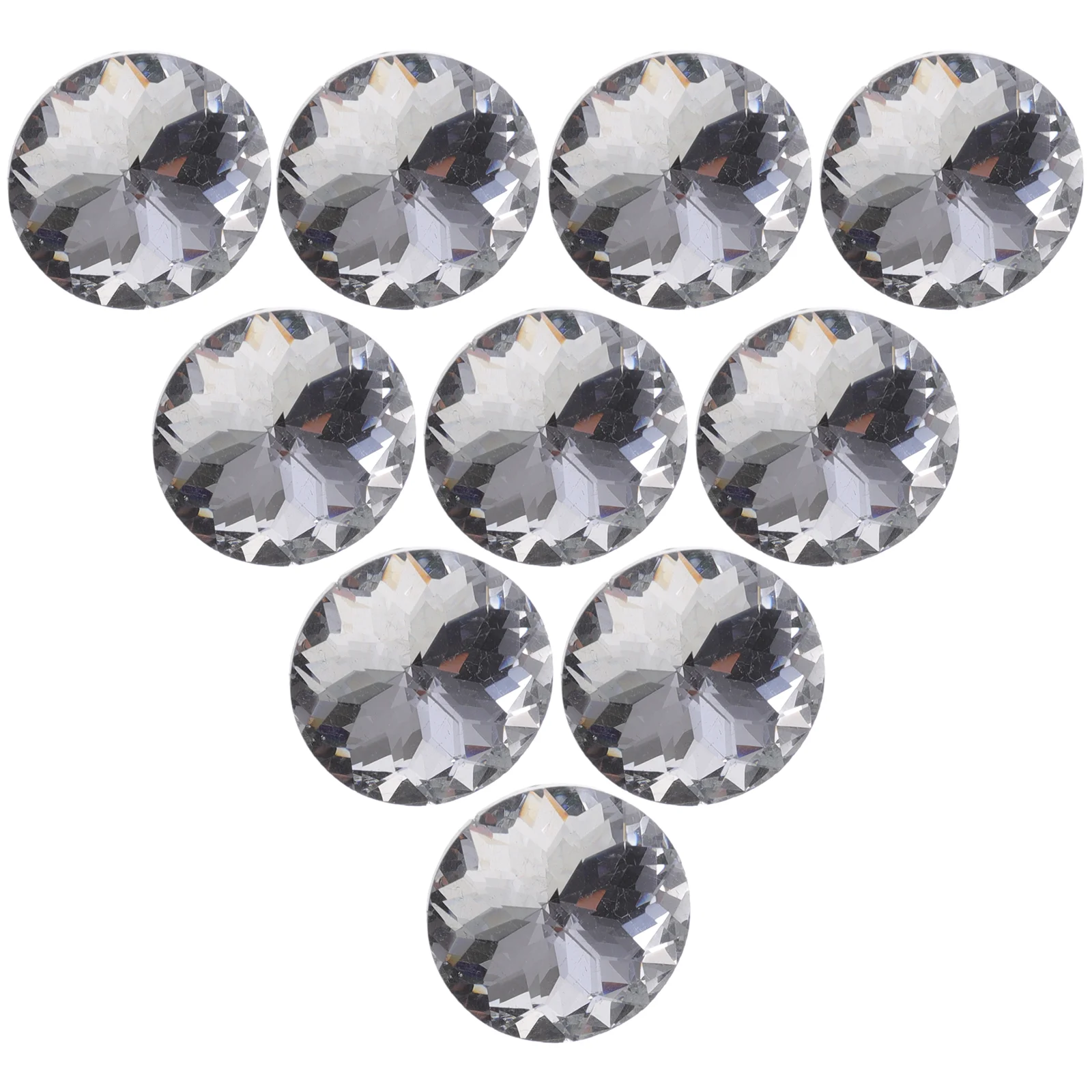 

20 Pcs Sofa Buttons Bed Diamond Crystal Decorative Nails DIY Background Wall Decors Glass Upholstery Crafts