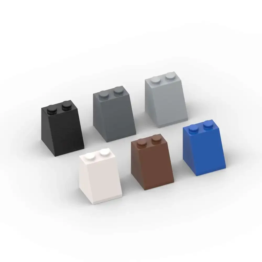 MOC 10PCS Slope 65 3678 2x2 With Bottom Tube Brick Stacking Substitutable Building Block Fascinating Toy Adult Boys Holiday Gift