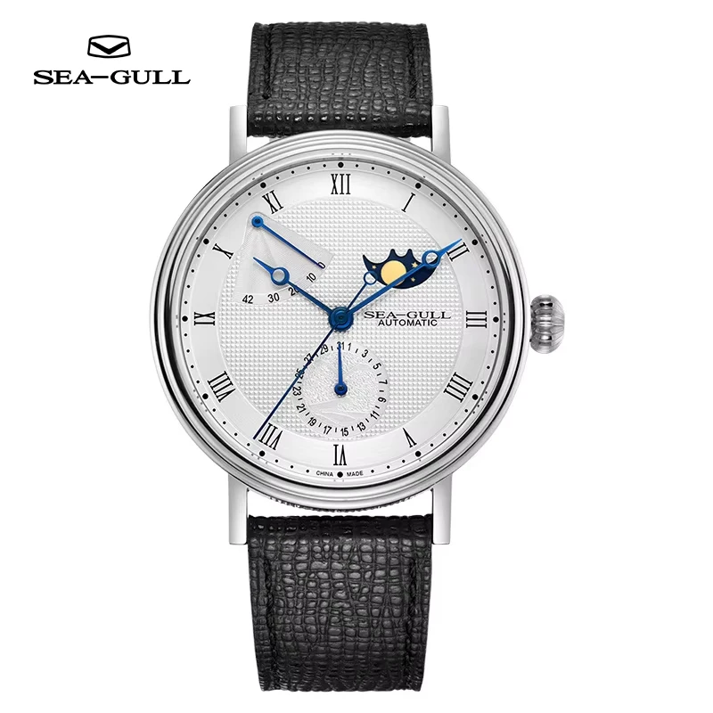 Seagull watch men's watch 2020 top brand luxury automatic mechanical watch moon phase watch multi-function with calendar 6092