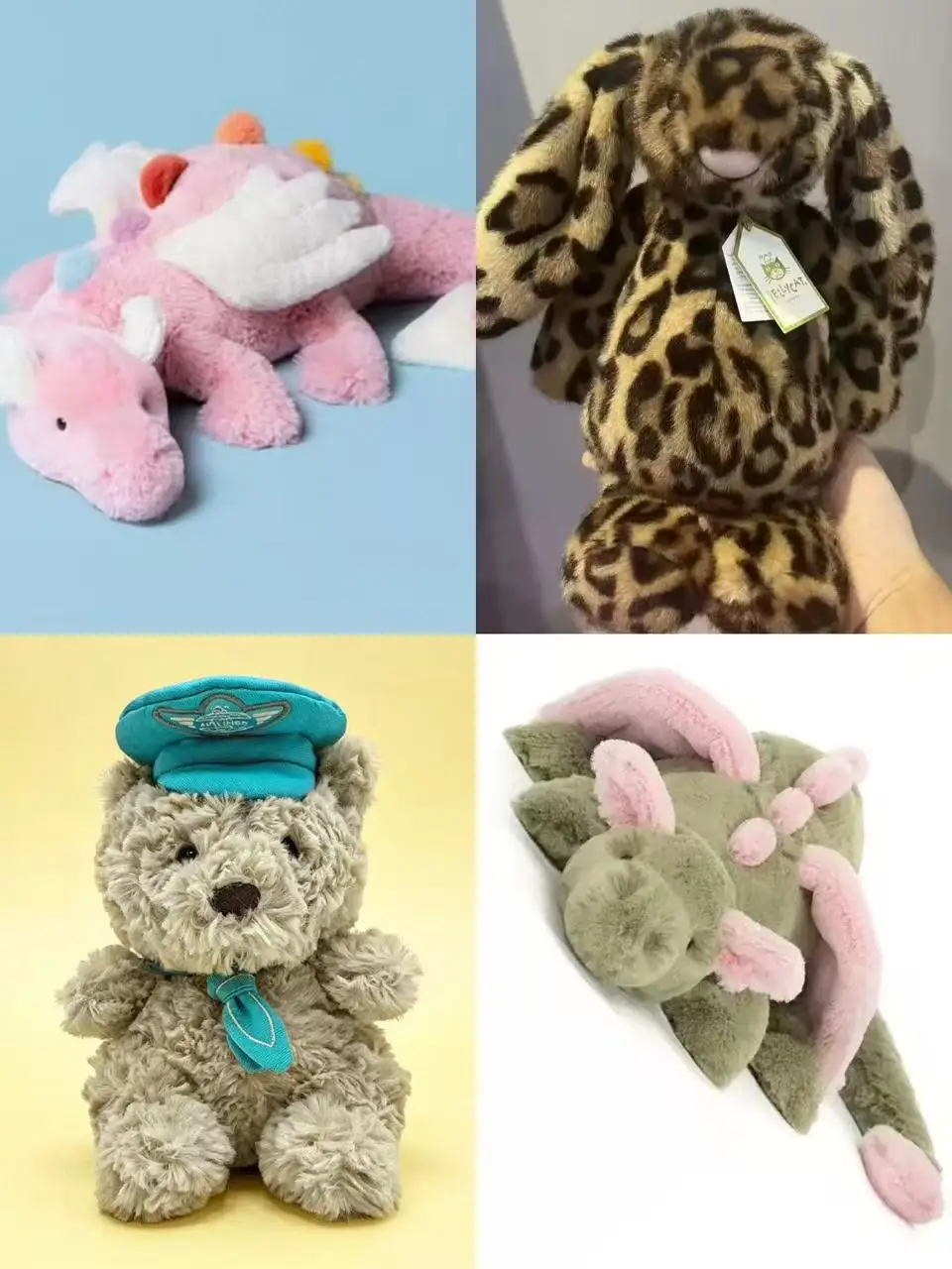 

JA Barcelona Robe Bear; Narcissus;Matcha Dragon; Plush Toy;Flying Heart Dragon; Birthday Gift；Valentine's Day Gift