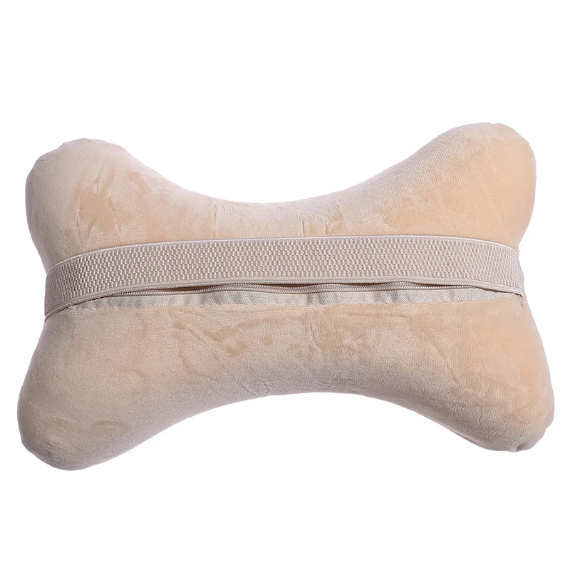 Car Neck Headrest Pillow Memory Foam Car Seat Neck Pillow Breathable Crystal Velvet Head And Neck Support For Sleep Pillow