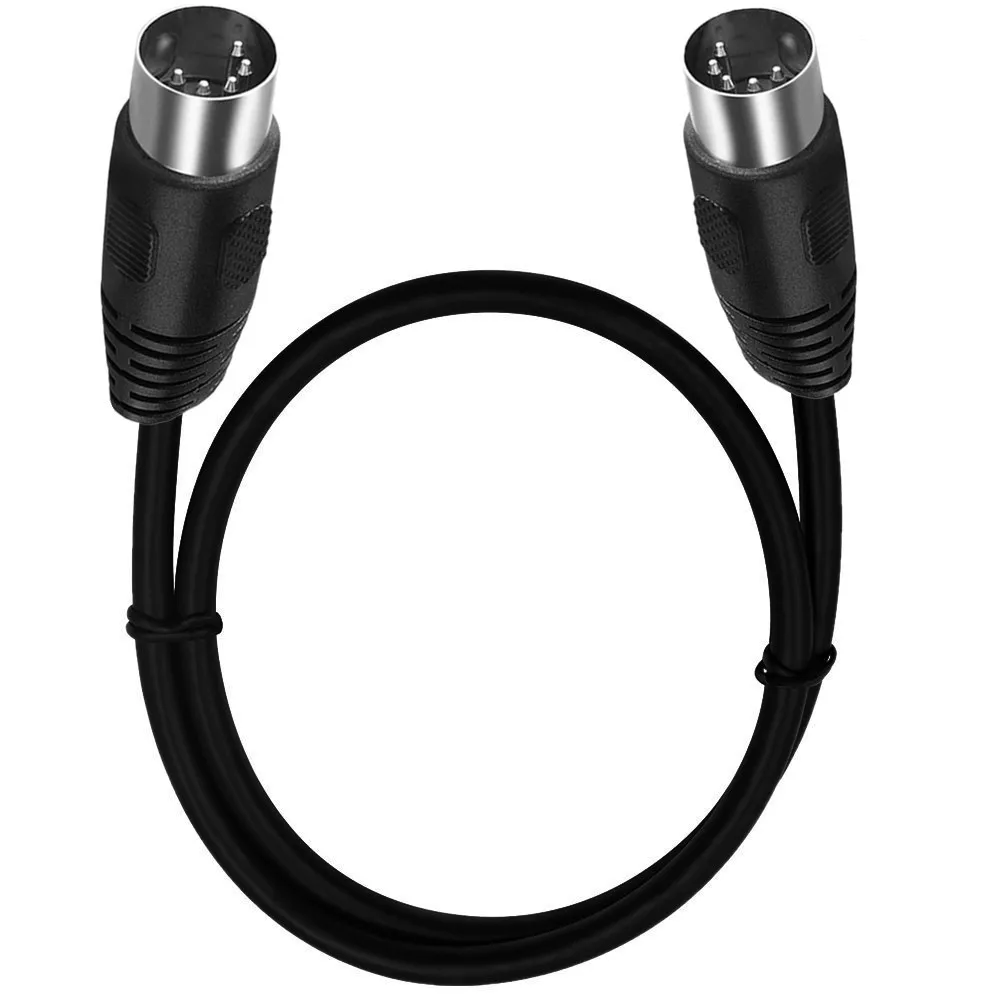 MIDI DIN 5PIN z męskiego na męskie MIDI 5 wtyk pinowy do 5 Pin DIN rozszerzenie Audio przewód męski din-5pin M/M Adapter do kabla 1m 1.5m 3M 5m