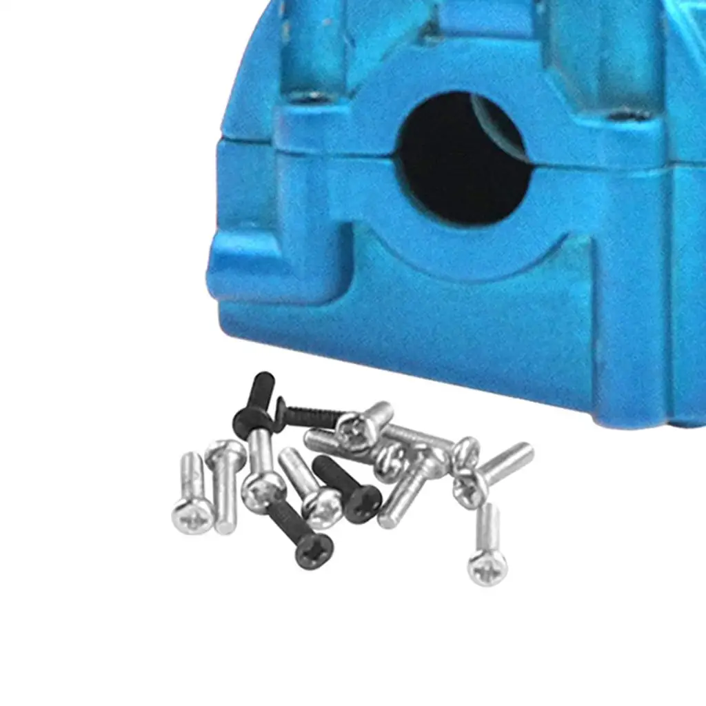 Juego de cubierta de carcasa de caja de cambios superior e inferior de Metal mejorado para 144001   Piezas de buggy de coche teledirigido 1/14