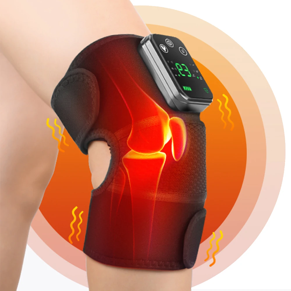 

Knee Massager Fast Heating Pad for Shoulder Elbow Leg Knee Massage Device Vibration Massage Warm Heated Kneepad for Men Women