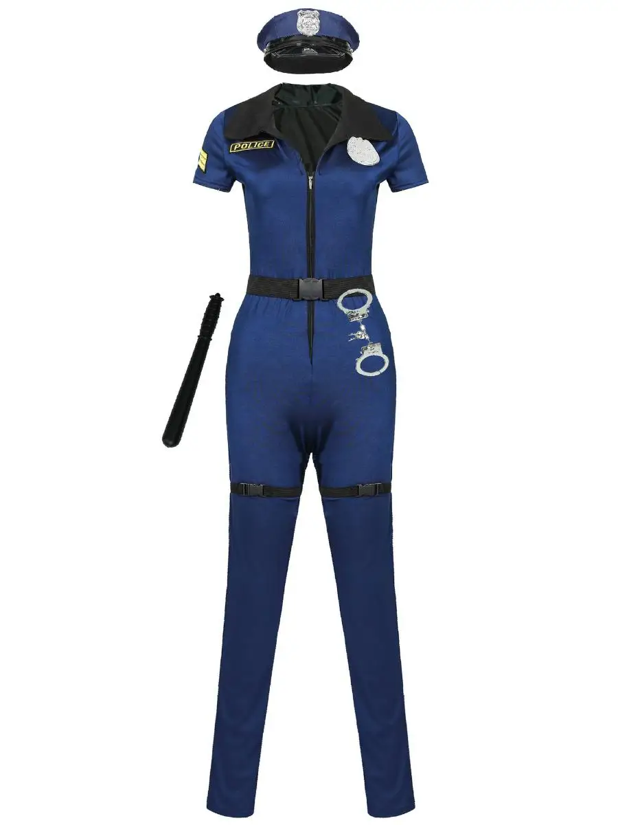 حجم كبير SXXL دور اللعب نيسيي زي loween orm الاسمية المرأة الشرطة orm Faionable مرحلة الأداء ارتداء
