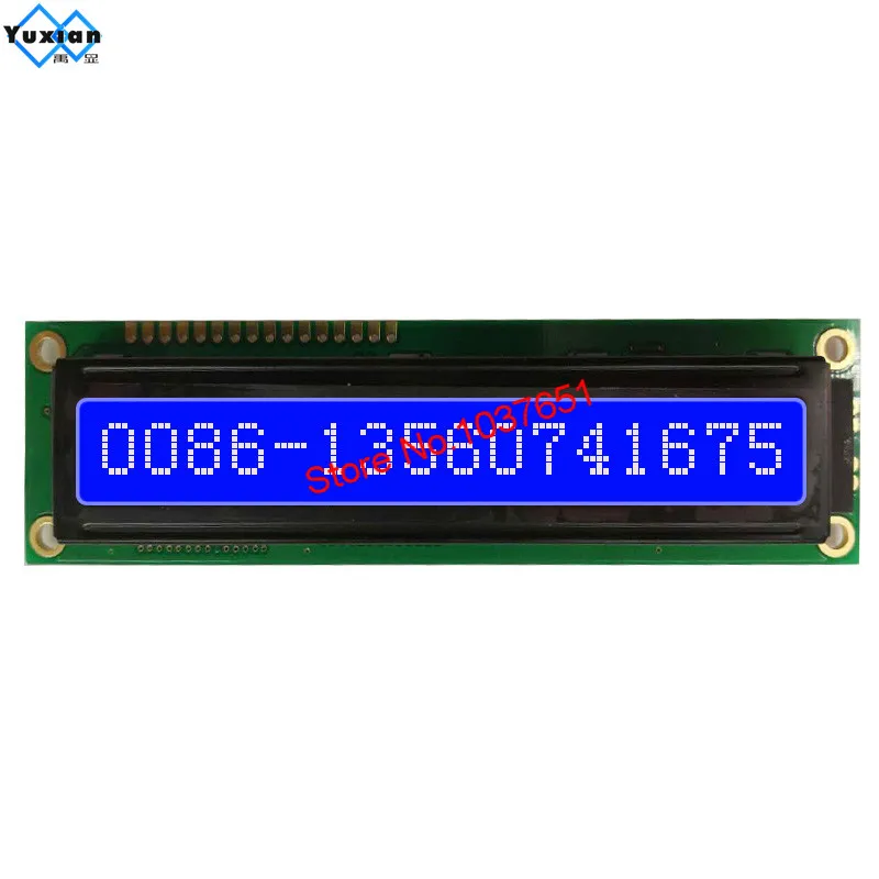 1601 16x1 Big Large Size Character Lcd Display Blue  Screen Size 122x32mm 1601B