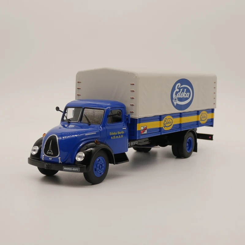 Diecast Ixo DeAGOSTINI 1:43 Scale MAGIRUS DEUTZ German Old Truck Transporter Alloy Car Model