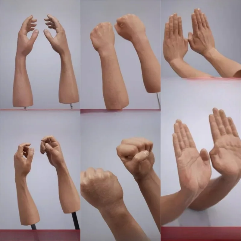 

1/6 Scale MH2202 Male Soldier Normal Armed Fist-clenching Hand Model Body Accessories Fit 12'' MAHA Action Figure Dolls