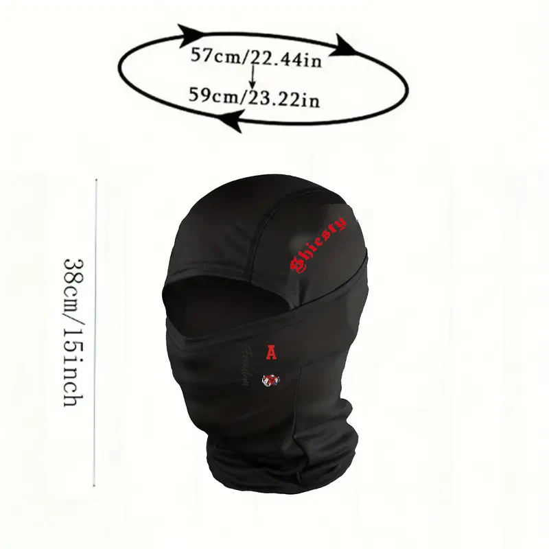 1/2/5 قطعة غطاء رأس عصري مقاوم للرياح ودافئ لركوب الدراجات في الهواء الطلق، قناع وجه عالمي قابل للتنفس للرجال والنساء #5