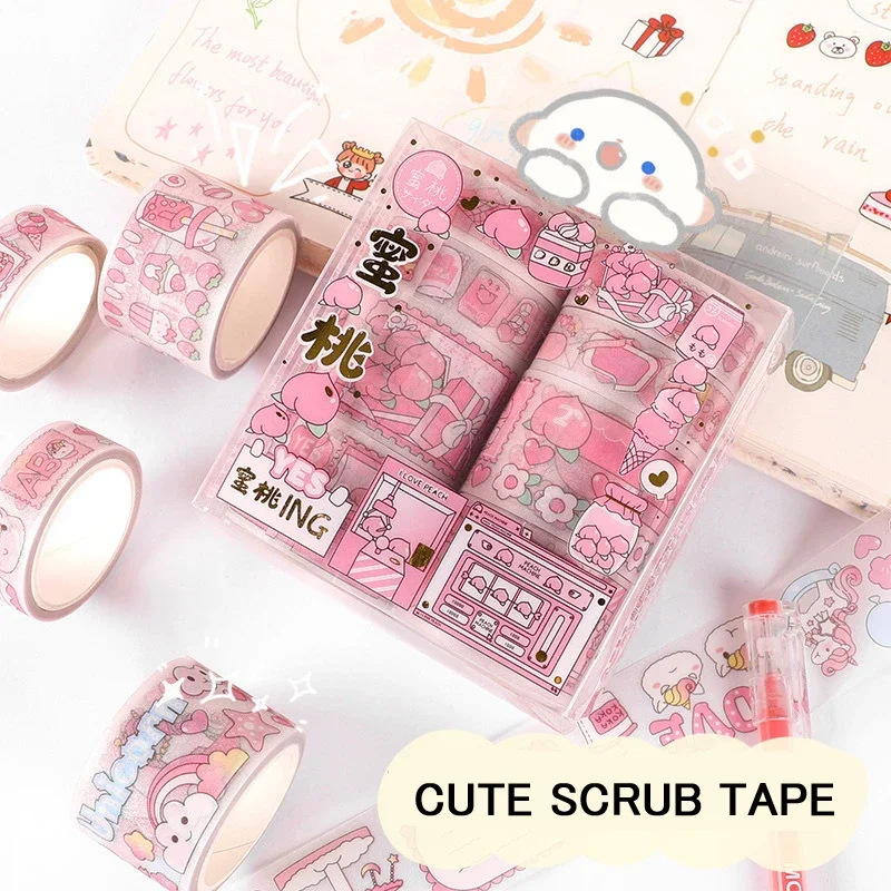 8 pcs Washi Tape Set Scrapbooking Material School Supplies Stationery Sakura Washitape Unicorn Papeleria Japonesa Masking Tape