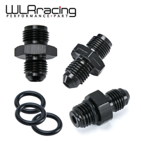 WLR - 4AN To 7/16-24 4AN to M12*1.5 6AN To 5/8-18 Male Flare To Male Thread Turbo Oil Feed Adapter Fitting for GT25/28/30/35/35R