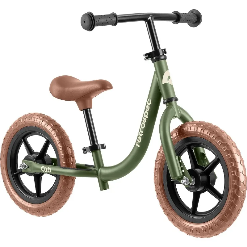 

Retrospec Cub Toddler 12" Balance Bike, 18 Months - 3 Years Old, No Pedal Beginner Kids Bicycle for Girls & Boys