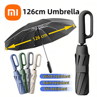 Xiaomi 126cm Extra Large Umbrella Wind-resistant Rain-resistant Dual-purpose UV-resistant Fully Automatic Ring-buckle Umbrella