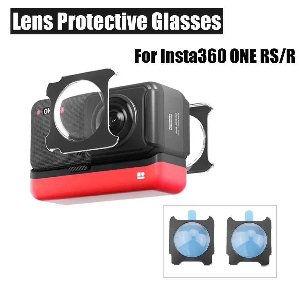 New Action Camera Cover Lens Guards Lens Protector Anti-Scratch Dual-Lens For Insta360 ONE RS/R