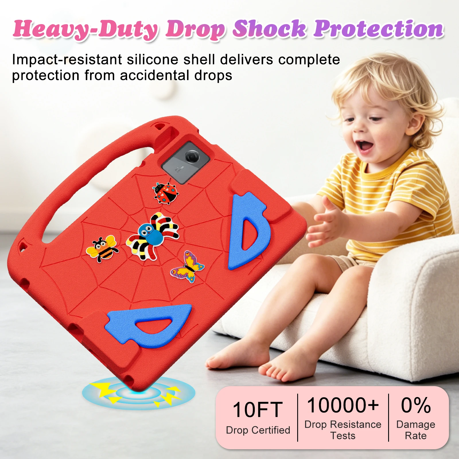 Kids Case for Lenovo Idea Tab 11 inch TB336ZU TB336FU Xiaoxin Pad 2025 2024 11" M11 TB330FU EVA Stand Shockproof Tablet Cover 5