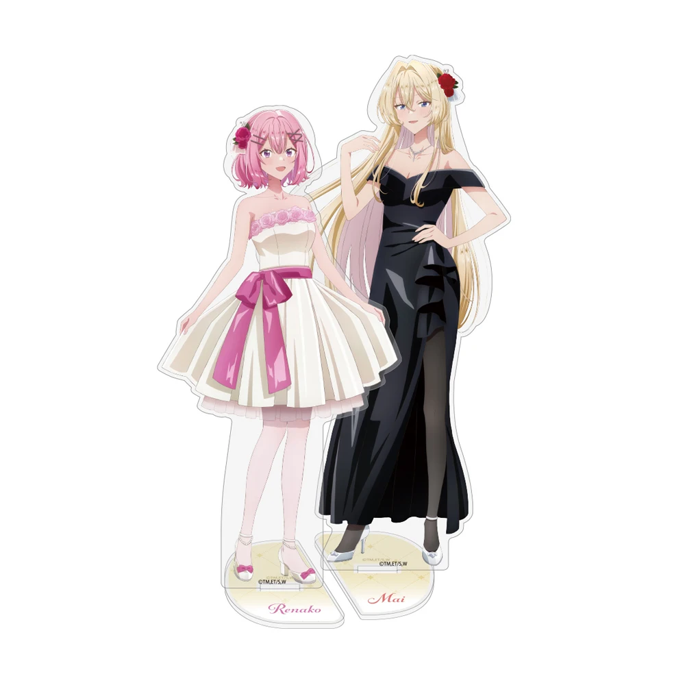Watanare There's No Freaking Way I'll Be Your Lover Unless Acrylic Stand Keychain Renako Amaori Mai Ouzuka Anime Figure