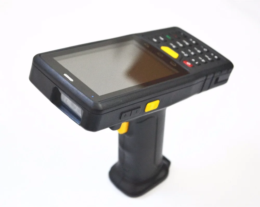 ST908-HG0 PDA Android Handheld Device 2D laser Barcode Scanner Terminal with pistol grip 4 inch