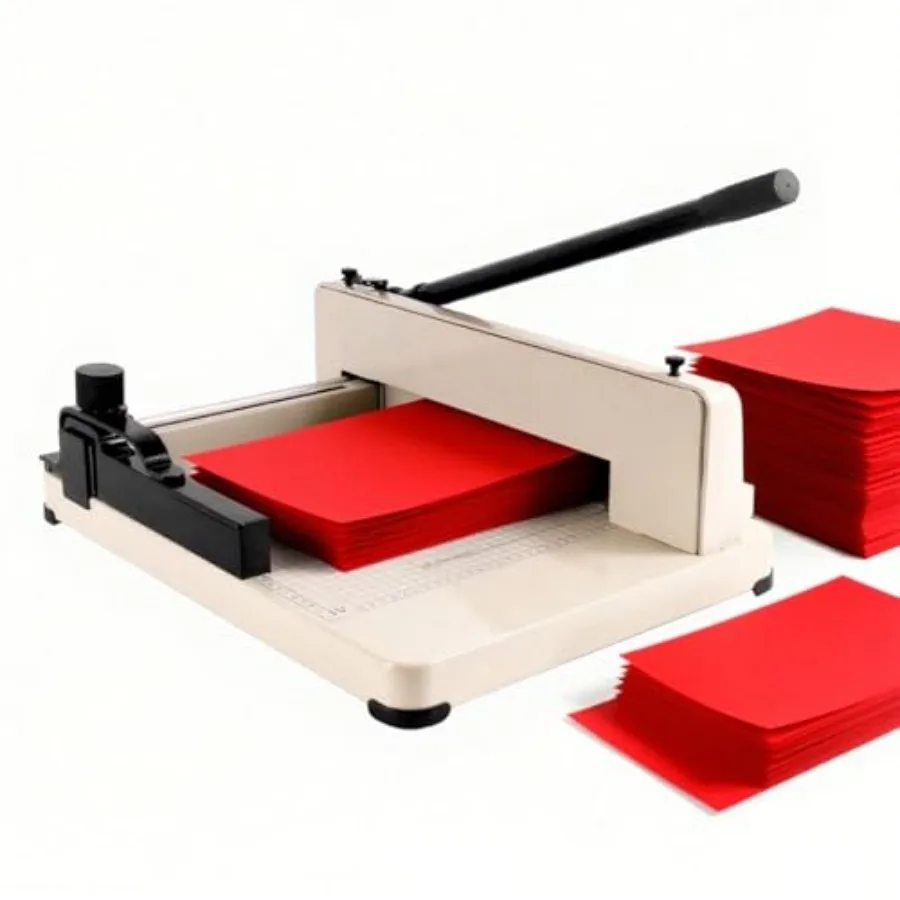 

Гильотинный резак для бумаги 17 дюймов, усиленный, для бумаги формата А3, на 500 листов, прочная конструкция из цельной стали