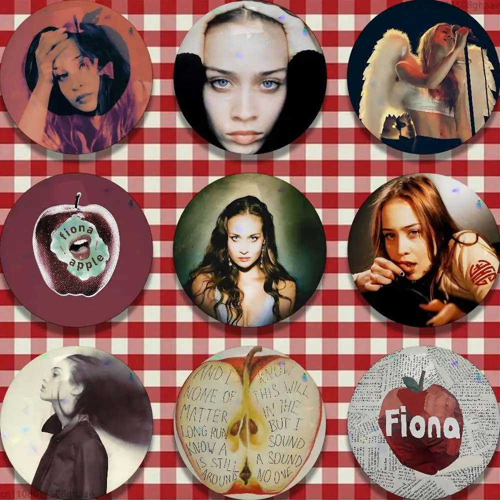 Fiona Apple 32/44/58mm Handmade Pins Round Brooch Badge Backpacks Clothes Jewelry Gifts