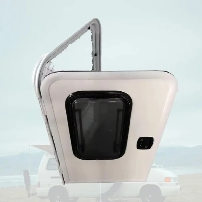Best Selling Quality Aluminum Alloy RV Teardrop Trailer Door With External Window With Good Service