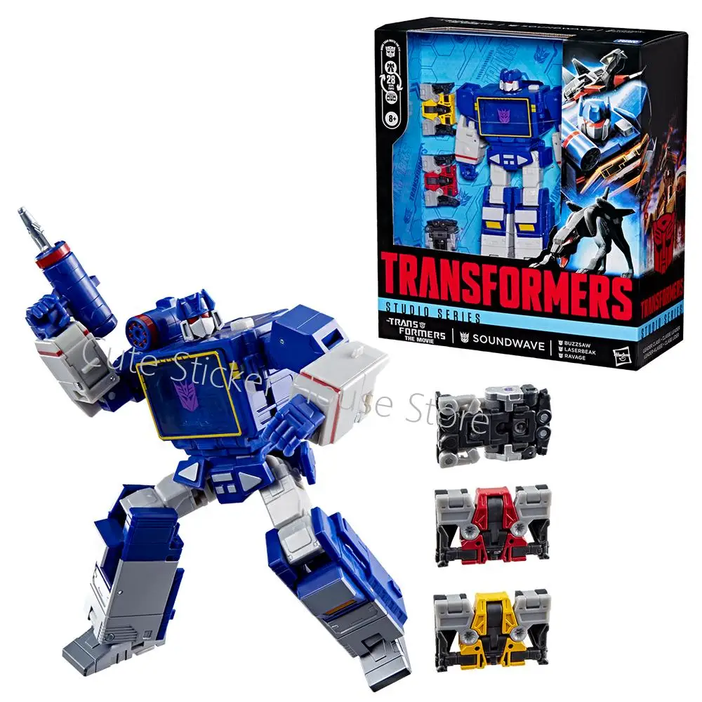 Disponibile originale Hasbro Studio Series Leader Class The Transformers: The Movie Soundwave 6,5 pollici Movie Action Figure Model Toy