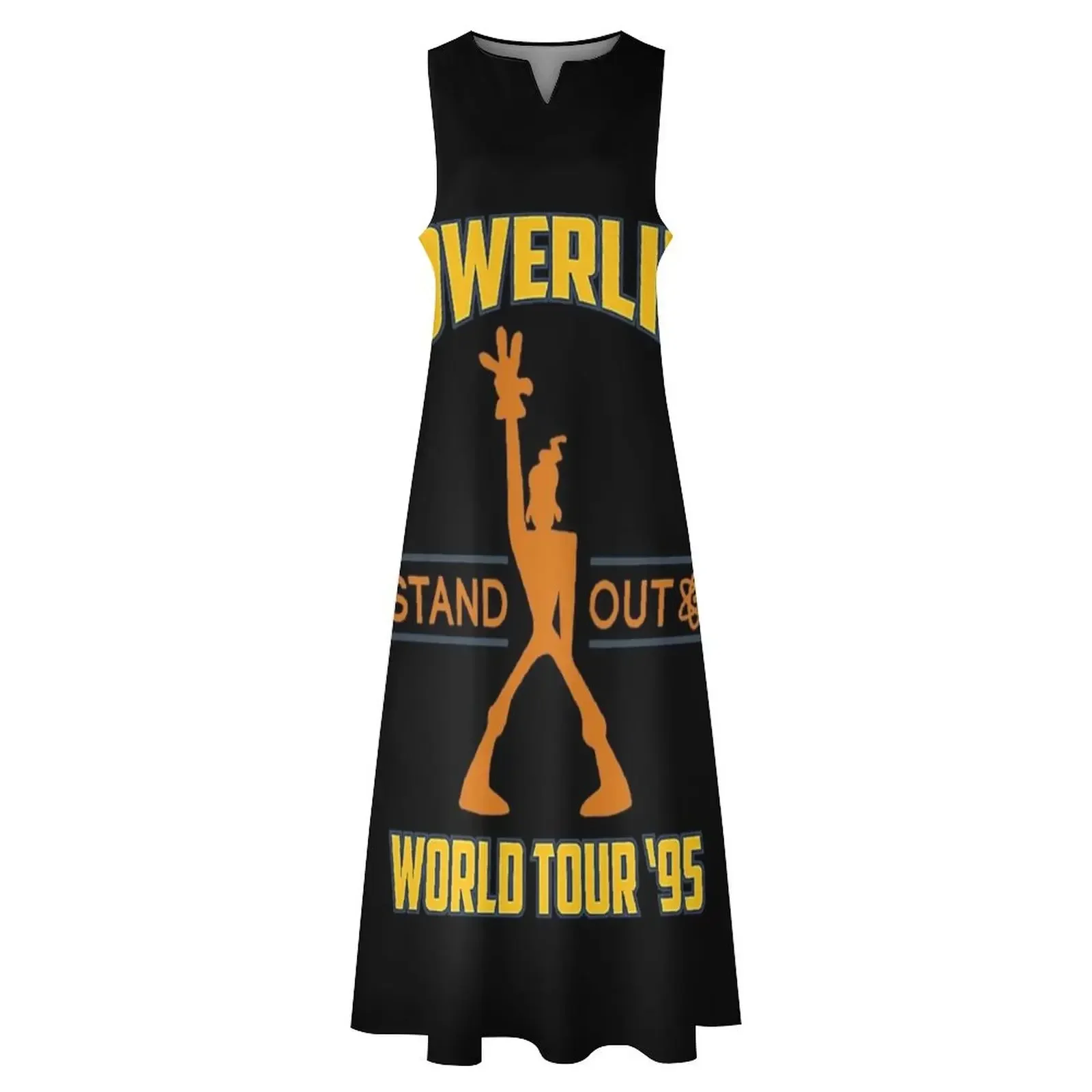 パワーラインコンサート Tシャツ Tシャツロングドレスドレス女性ロングドレス女性用ドレス女性用サマードレス