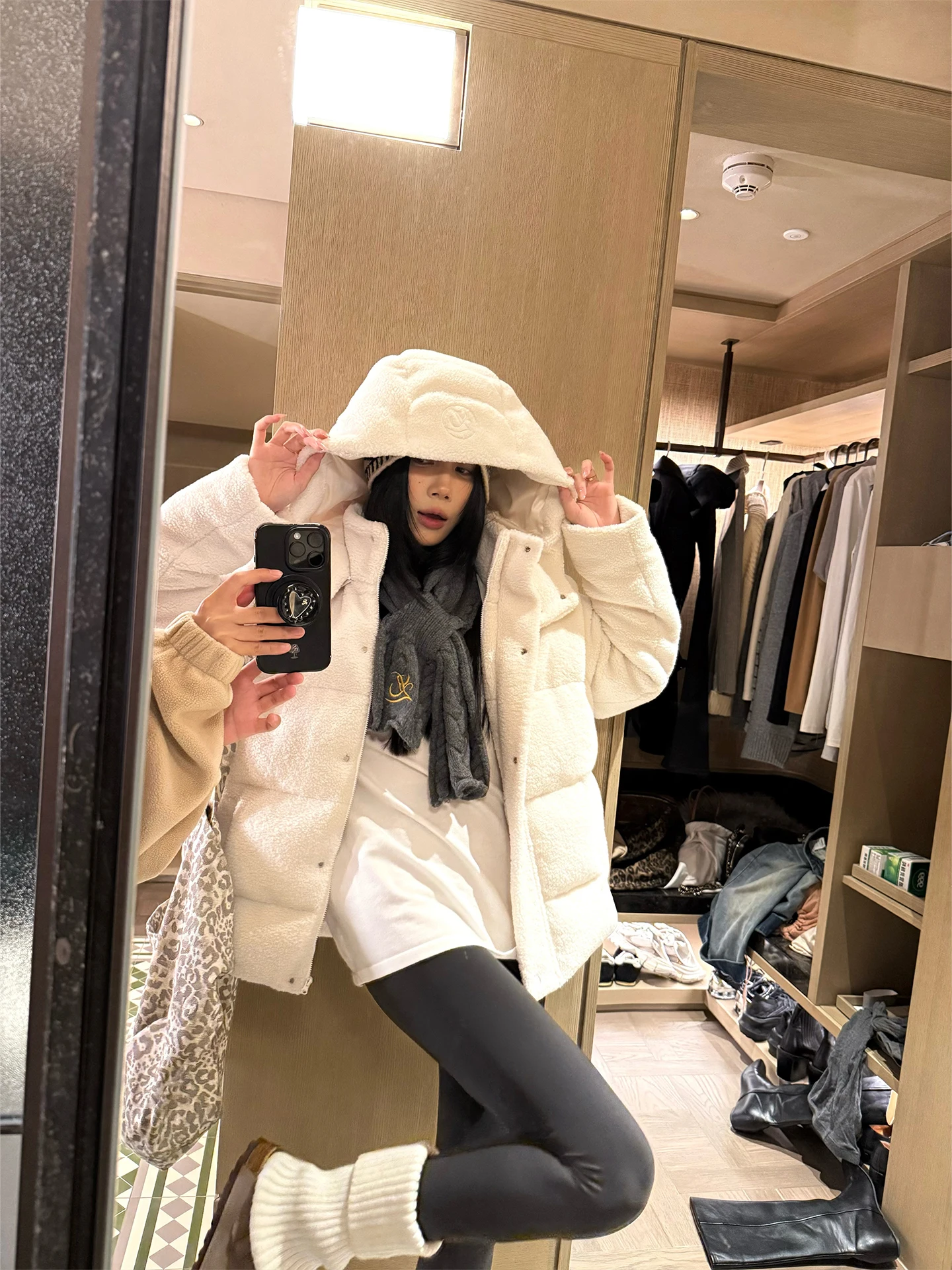 

Теплое хлопковое пальто с капюшоном из искусственного меха, женское корейское пальто из полиэфирного волокна, бархатное пальто из овечьей шерсти