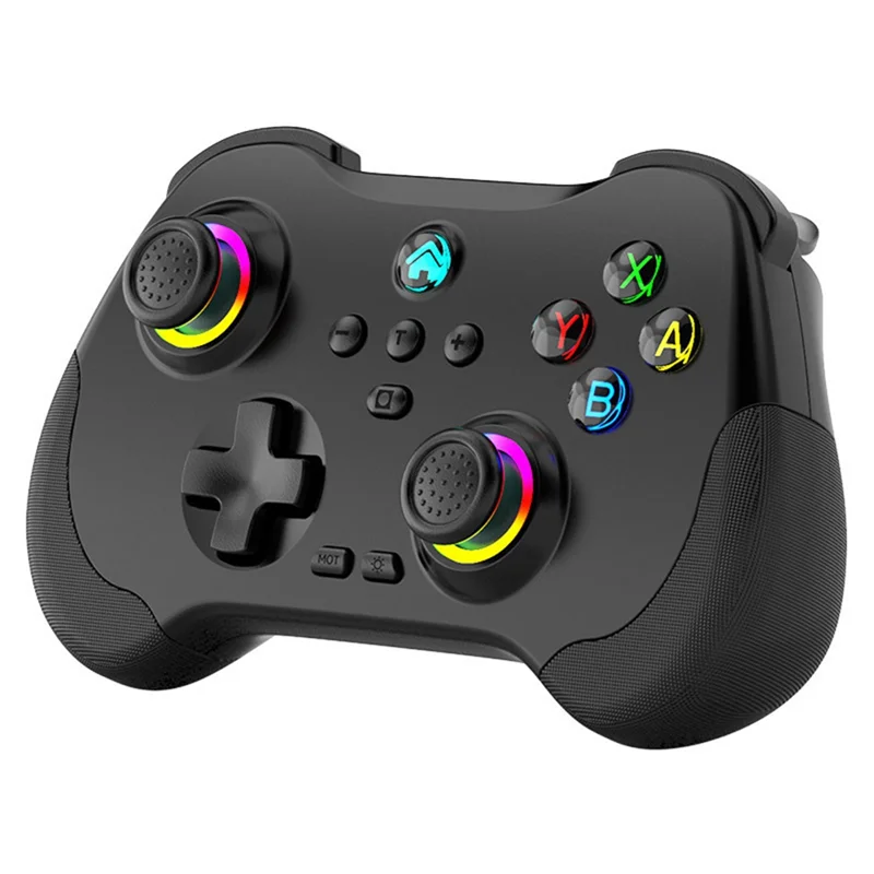 Z01 Motorcycle Game Bluetooth-controller is geschikt voor Android Switch Computer IOS Motorcycle Dual Vibration-Zwart Gemakkelijk te gebruiken