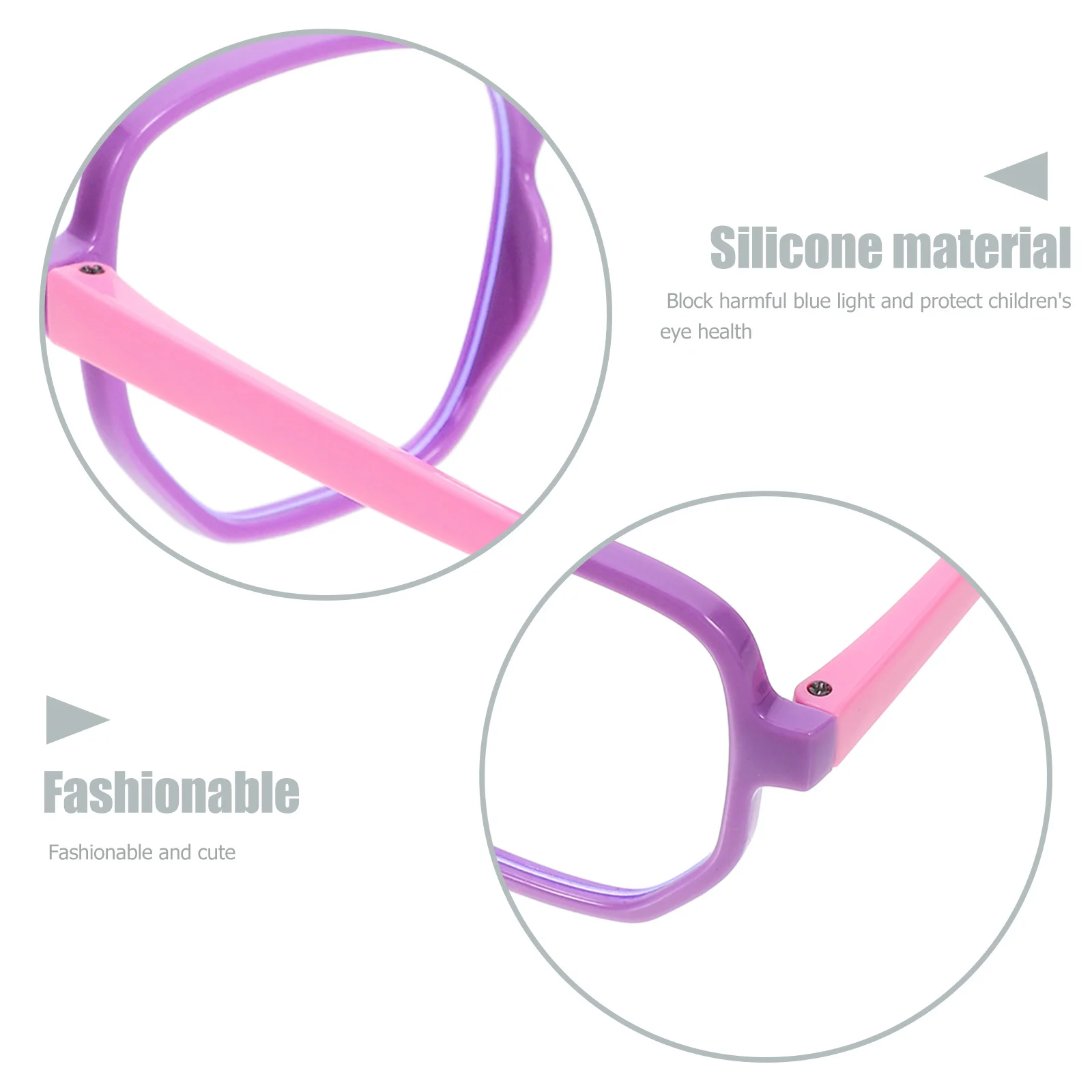 

Blue Light Blocking Eyeglasses Protective Anti Radiation Lens Comfortable Fit Portable Style for School and Home Use