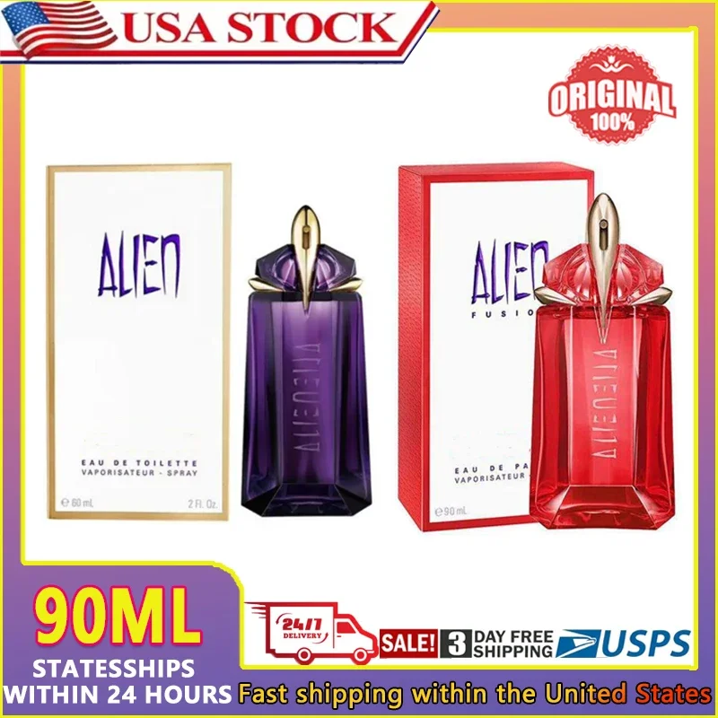 90ML Mugler Alien - Eau De Parfum - Women's Perfume - Floral & Woody - With Jasmine, Wood, and Amber - Long Lasting Fragrance
