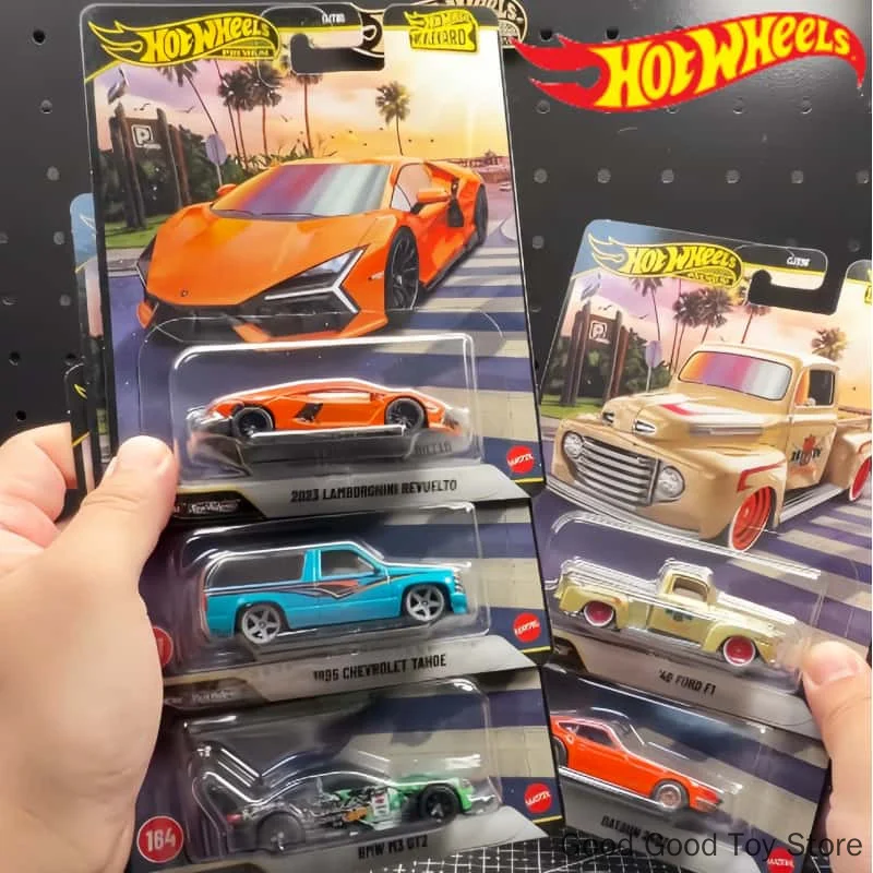 New Original Hot Wheels Boulevard 33 Diecast Car Set BMW M3 Datsun 240Z Classic Retro Sports Car Collectible Ornament Toy Gift
