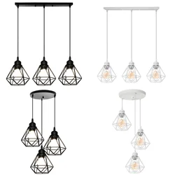 Nordic creative iron single head chandelier simple modern personality living bar table bedroom dining decoration Light Fixture