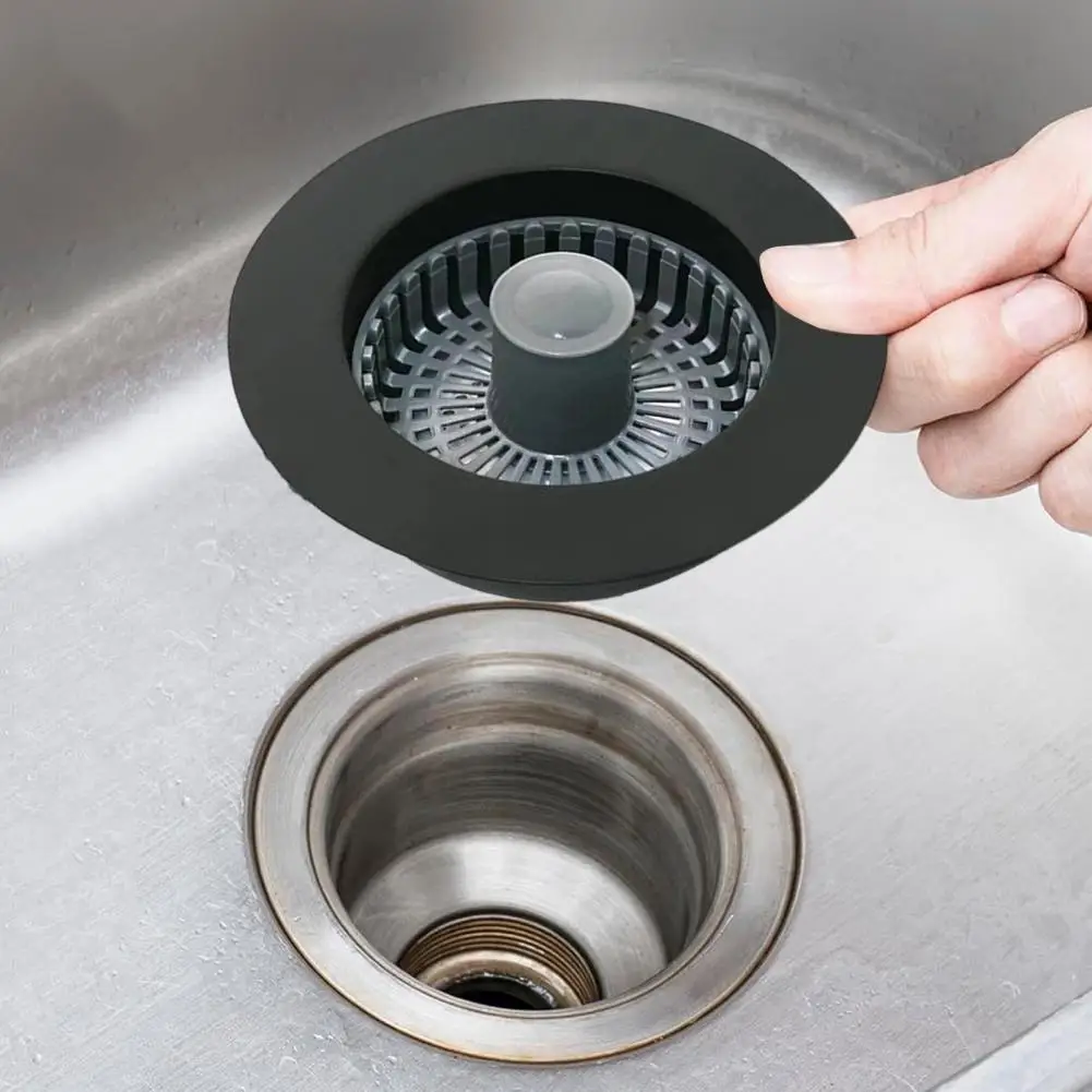 Recyclable Kitchen Sink Strainer Stainless Steel Kitchen Sink Drain Strainer Stopper Pop Up Basket Anti-clogging Food for Clean