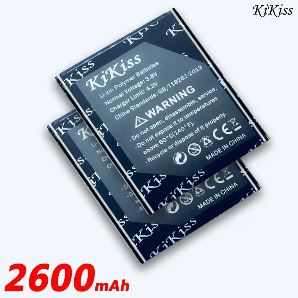 2600mAh KiKiss B100AE B100AC Battery For Samsung Galaxy Ace 3 Ace 4 S7568i S7278 i679 S7270 S7262 i699i S7898 S7272 G313H G318h