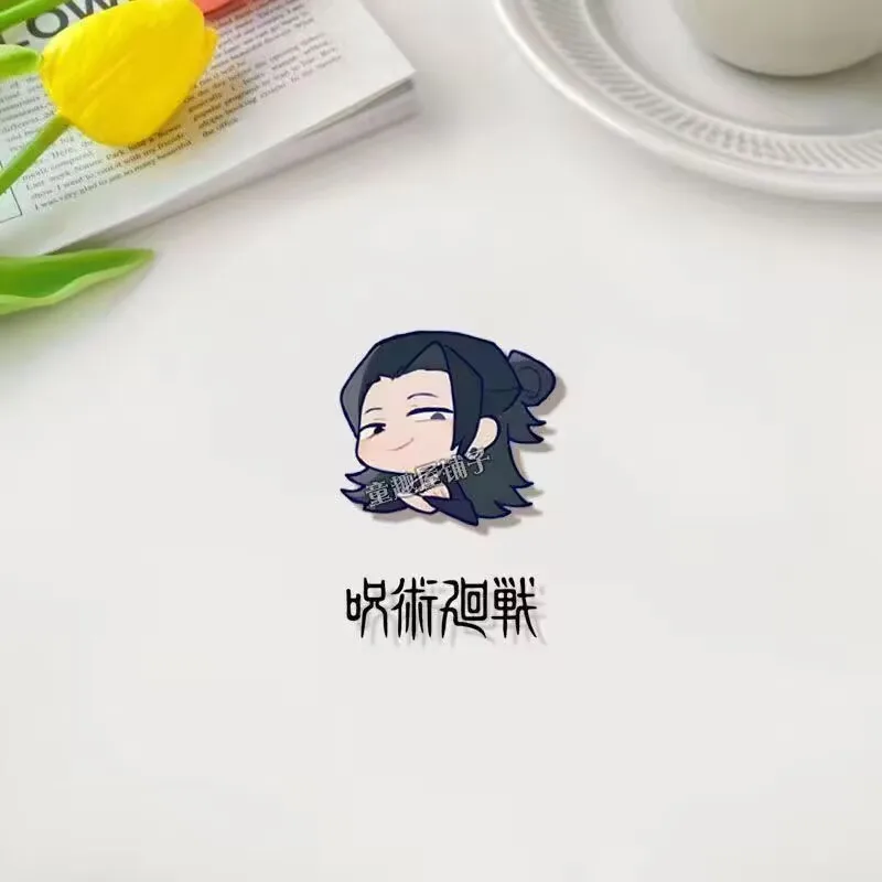 Jujutsu Kaisen, 브로치, Tiger Staff, Hisahito, Satoru Gojo, Nuo Bijo 배지, 학생 애니메이션 관련 책가방 펜던트