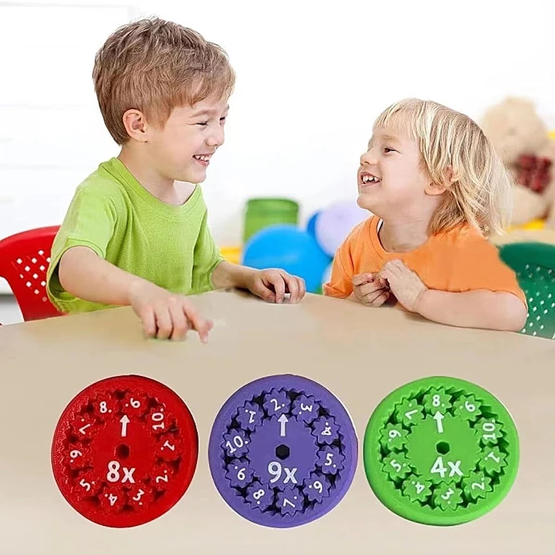 Juego de 9 piezas de Spinner de matemáticas, FIDGET, juguetes de enseñanza, nuevo