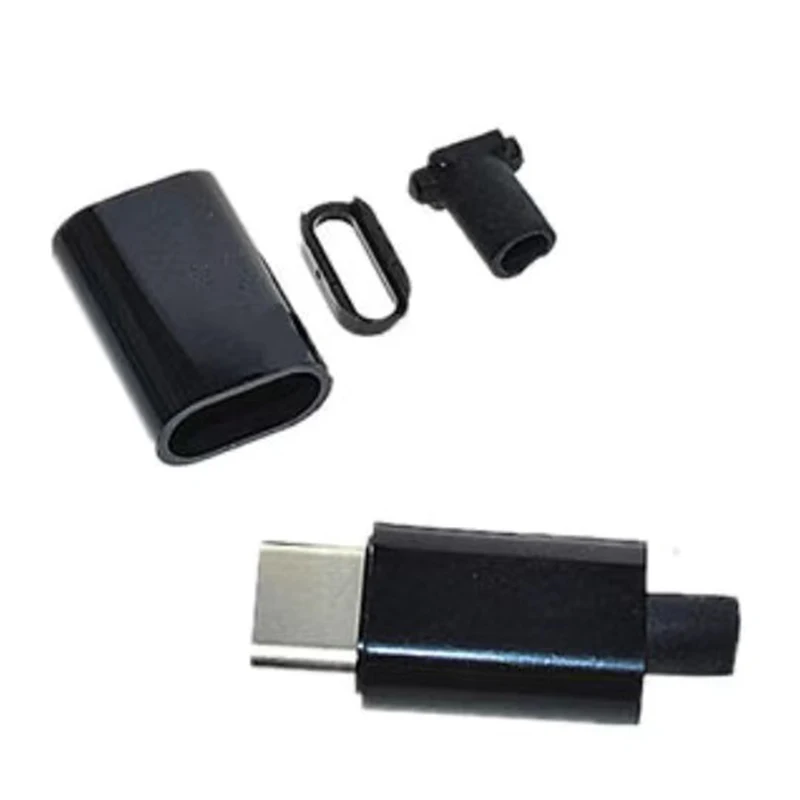 5/2pcs típusa C USB 3.1 24pin Apaállat dugasz hegesztő csatlakozó Adapter vel Begyűjtés type-c töltés plugs Adalék Kábel accessor javító