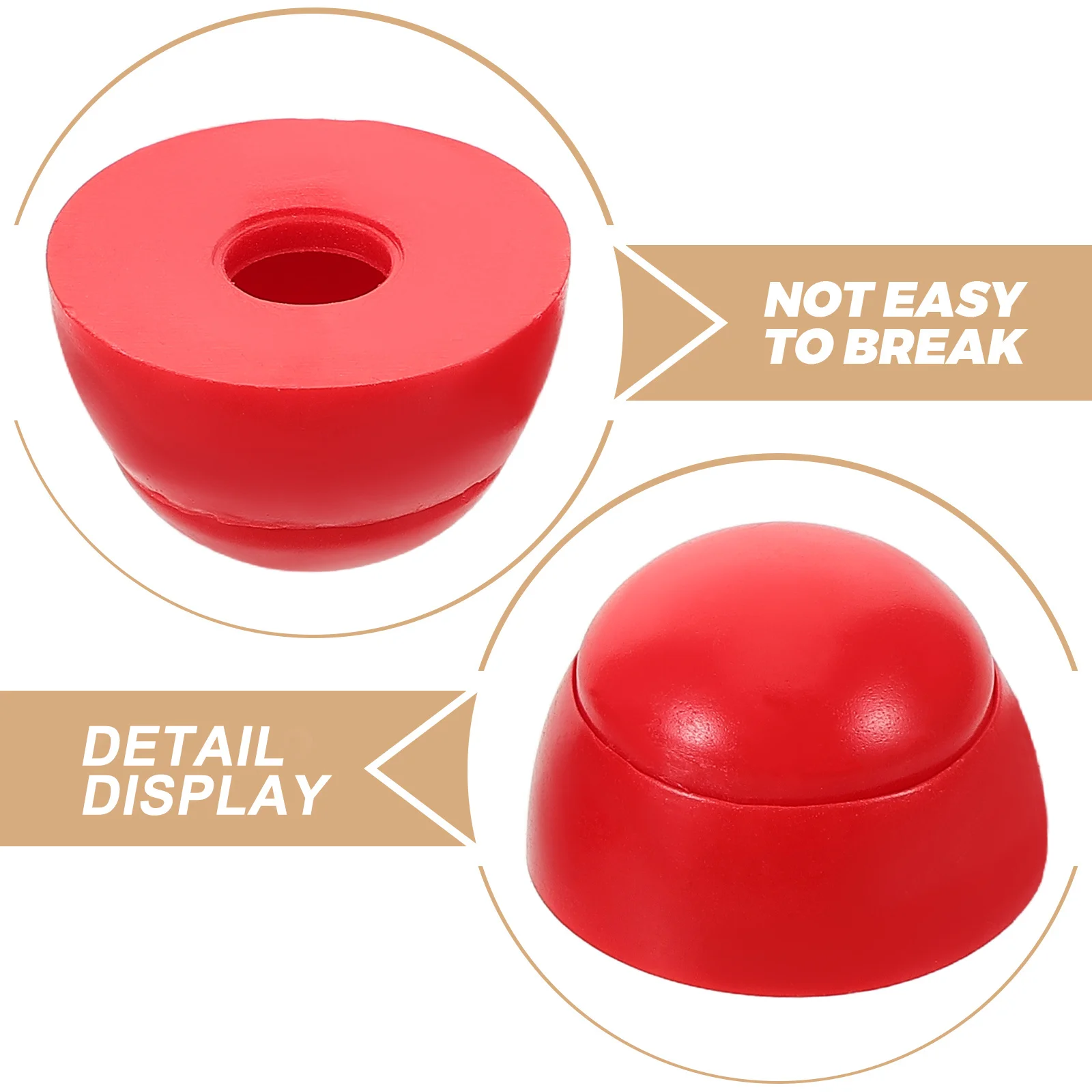 Tampas de parafuso para playground, tampas protetoras de parafuso de plástico para segurança infantil, design à prova de intempéries, aumenta a estabilidade da área de jogo e com 10 peças