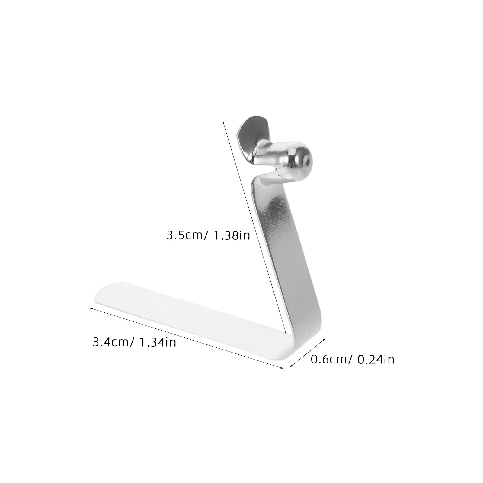 12Pcs Tube Spring Button V Shape Clip for Tent Poles Kayak Paddle Canopy Cart Camping Hiking Boat Spring Loaded Clip