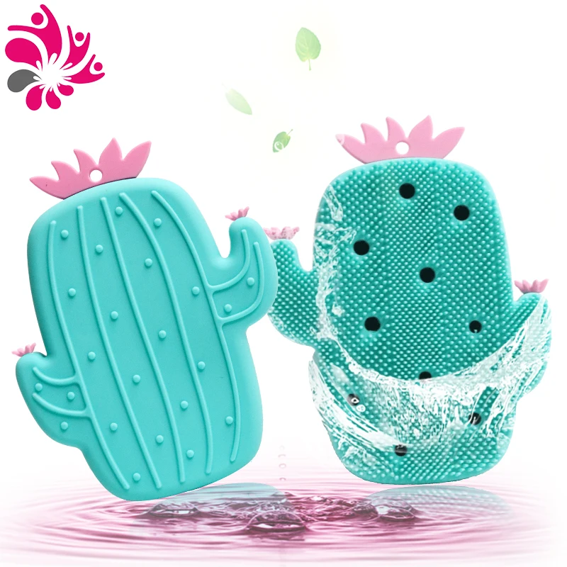 

Soft Exfoliating Body Bath Shower Scrubber Sponge Loofah Silicone Bathing Brush For Baby Kids Adults