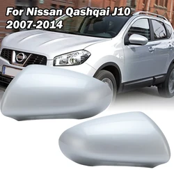 Side Mirror Housing Cover For Nissan Quashqai J10 2007-2014 Silver Euro Version With Clips Door Mirror Housing Replacement Model