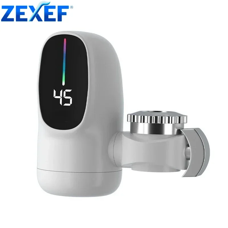 

ZEXEF смеситель для кухонной мойки, быстрый нагрев, цифровой дисплей, душ для гурманов, кухонный смеситель из нержавеющей стали, бытовая техника, кран для ванной комнаты