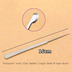 Nose Type D knife, single head type D knife nose shaping tool nose separator, nose mucosa knife