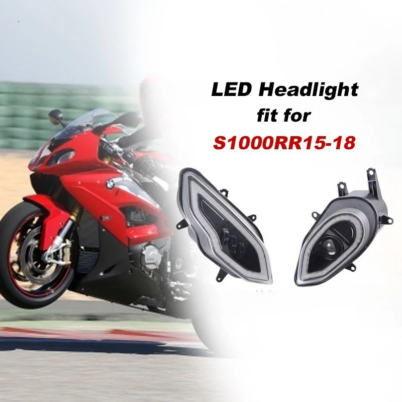 

Applicable to BMW BMW Motorcycle S1000RR Dual R Modified Highlight LED Headlights 2015-2018