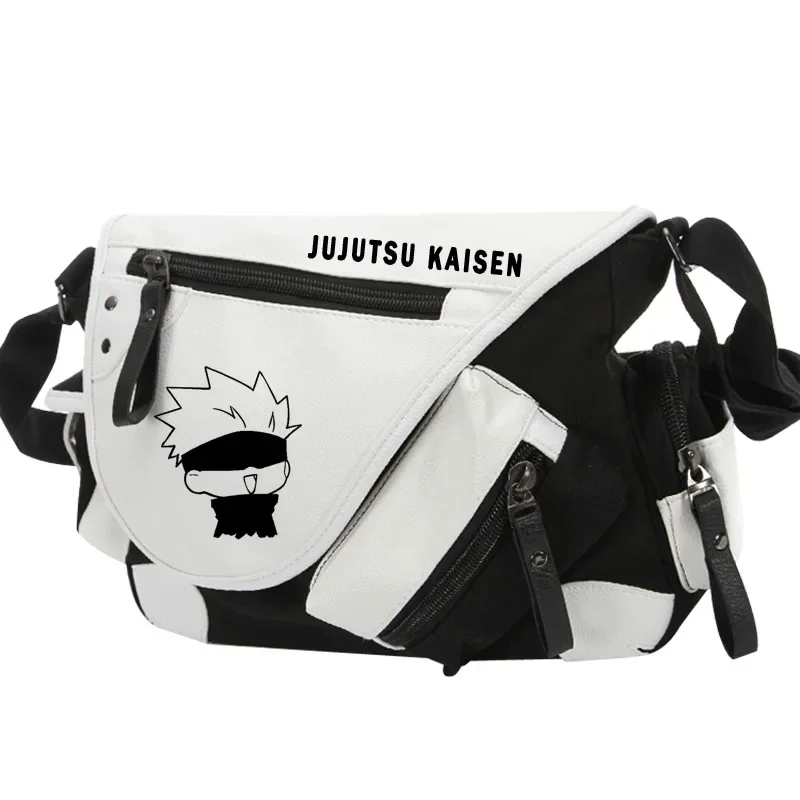 Anime Jujutsu Kaisen Satoru Gojo Itadori Yuji Fushiguro Megumi Inumaki Toge Cosplay Shoulder Student Messenger Bag Xmas Gift