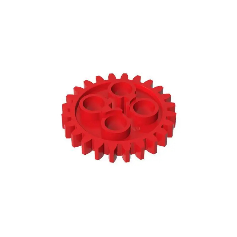50pcs 3648 Gear 24 dents 2ème Version trou d'essieu briques jouets pour blocs de construction MOC techniques compatibles de haute technologie