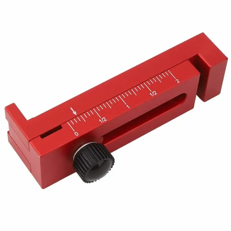 Table Saw Slot Adjuster Scribing Ruler  Gap Gauge Sawtooth Rule Thickness Meters Woodworking Grooving Tool Measuring Block