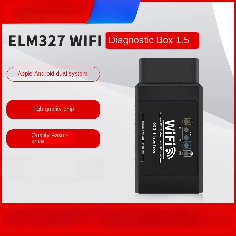 

ELM327 WIFI V1.5 Automotive Fault Detector, Support FOR Android and Apple OBD2