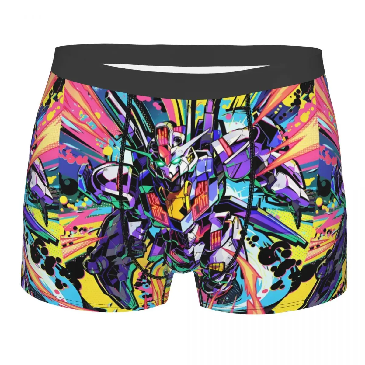 

Custom Animes M-Mobiles S-Suits G-Gundams Boxer Shorts For Homme 3D Print Underwear Panties Briefs Soft Underpants