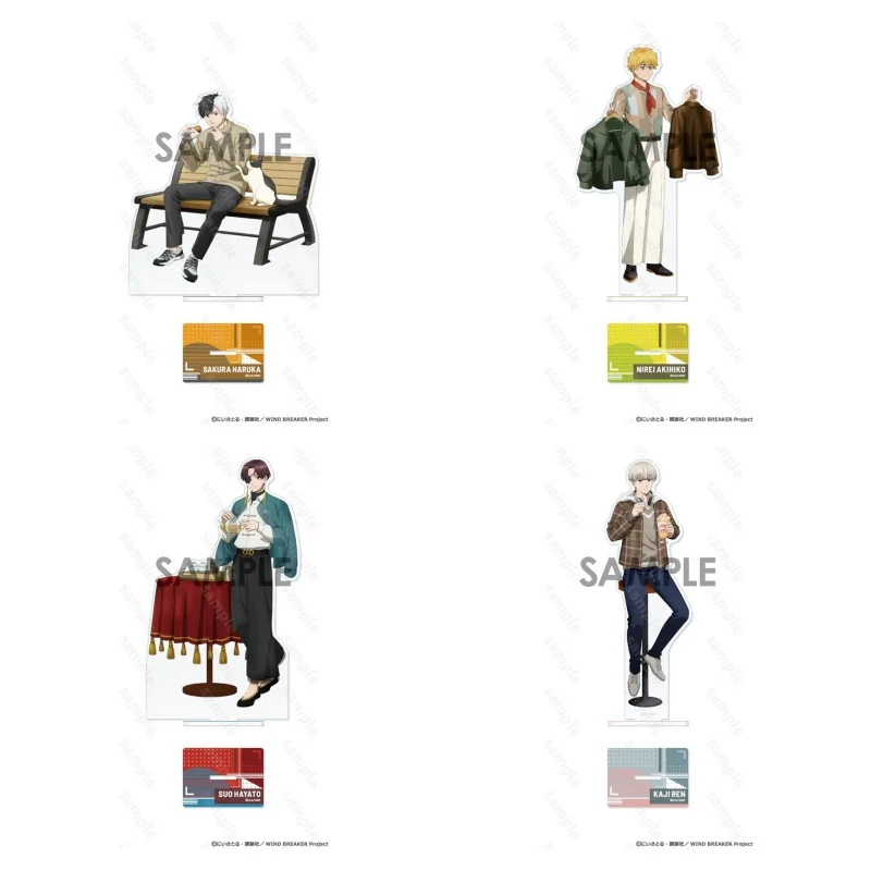 Japan Anime WIND BREAKER Figures Sakura Haruka Nirei Akihiko Suo Hayato Acrylic Stands Model Plate Desk Decor Birthday Gifts